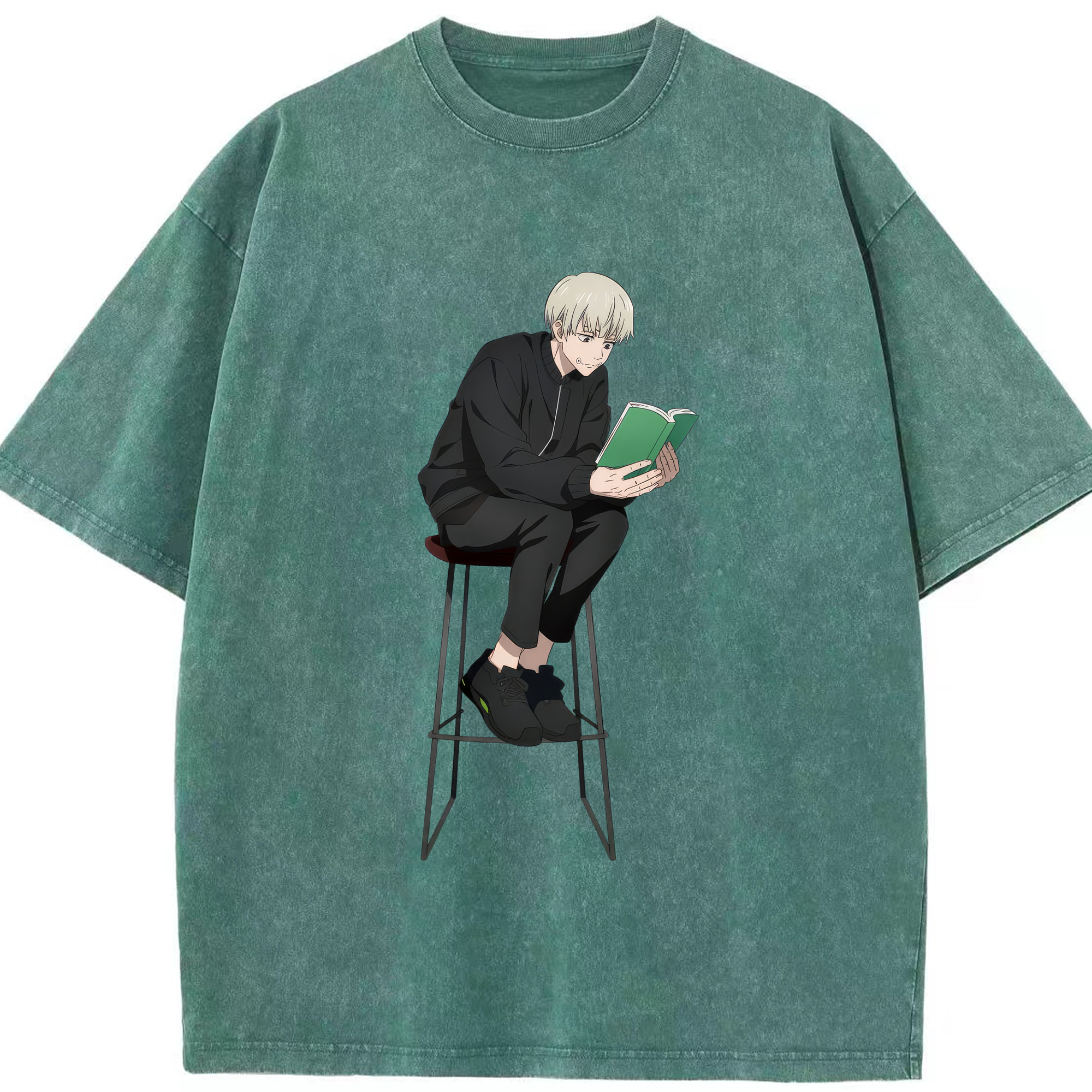 （画像用） 呪術廻戦 Jujutsu Kaisen 綿100% ヴィンテージ風 半袖Tシャツ（フロントプリント）